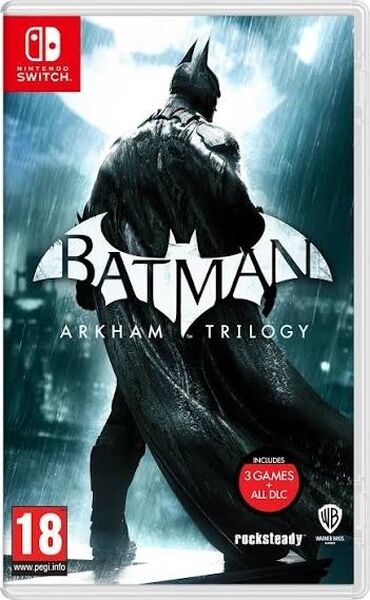 Oyun diskləri və kartricləri: Nintendo switch batman trilogy