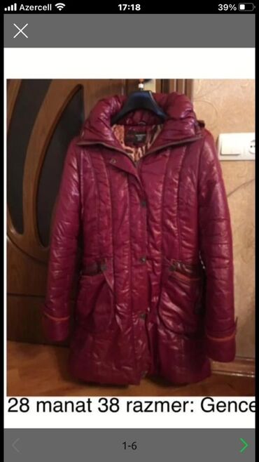 yun jaket modelleri: Palto, M, rəng - Qırmızı