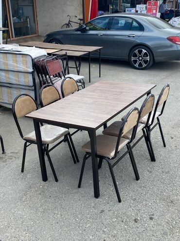 Bağ, çöl masa və oturacaq dəstləri: Yeni, Dördbucaq masa, 4 stul, Açılmayan, Stullar ilə -da lalafo.az — 5 Bağ, çöl masa və oturacaq dəstləri: Yeni, Dördbucaq masa, 4 stul, Açılmayan, Stullar ilə — 5