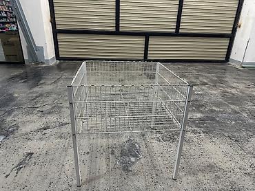 Корзины: Торговое оборудование для магазинов - Проволочный островной бункер — 1