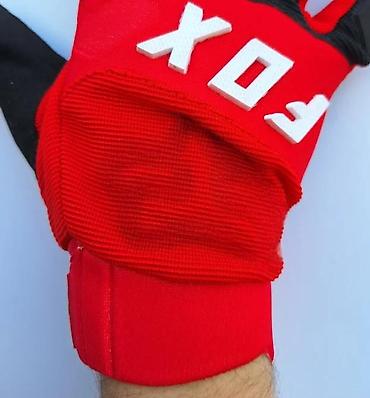 Oprema za bicikliste: FOX MTB/motokros rukavice – crveno/crne - Sportske rukavice za MTB — 4