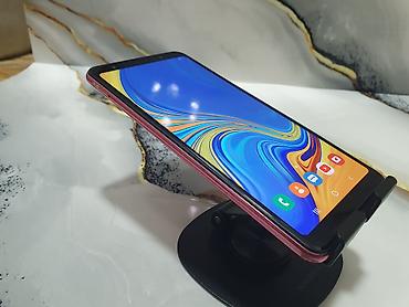 Samsung Galaxy A7 2018, Б/у, 64 ГБ, цвет - Розовый, 1 SIM, 2 SIM