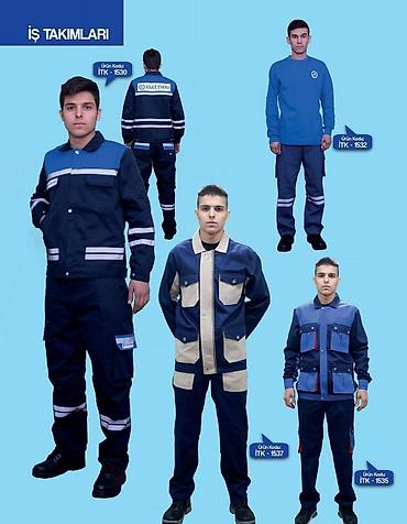 anbardan: Məhsul: İş geyimləri və işçi dəstləri (kodlar: İTK-1500, İTK-1501 — 3