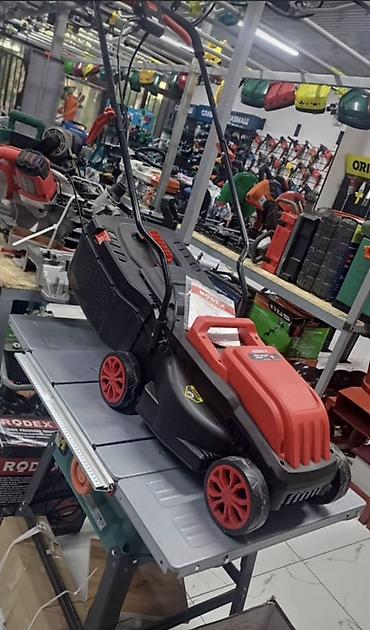 Газонокосилка, Новый, Электрическая, Rodex, 1300 Вт, Бесплатная доставка, Платная доставка, Самовывоз