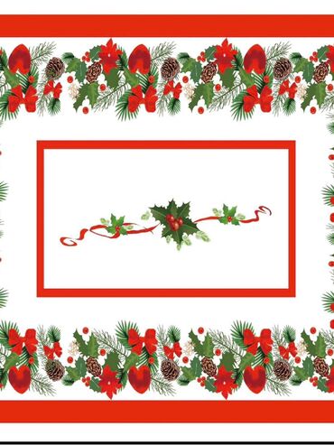 Kuhinjski tekstil: Stolnjak, Novo, bоја - Crvena — 16