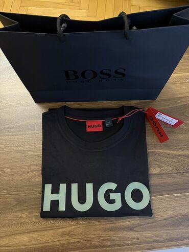 Futbolkalar: Futbolka, Hugo Boss, L (EU 40), rəng - Qara