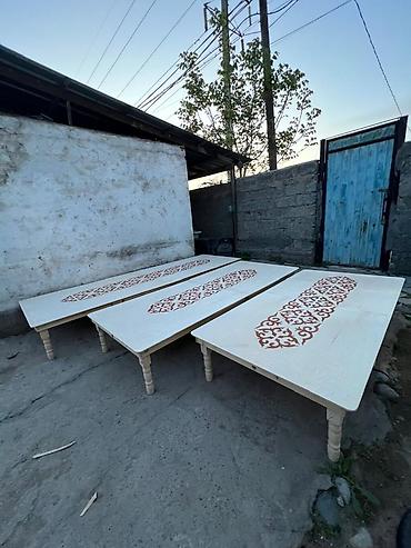 чайные столы: Жыгачтан жасалган сапаттуу столдор сатылат! Үйгө, конок тосууга — 2
