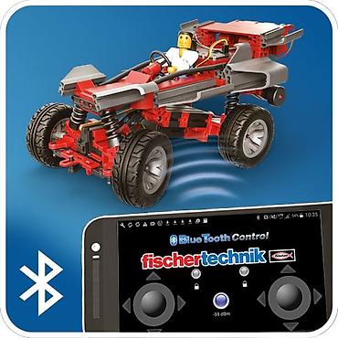 pultlu oyuncaq maşın: Fischertechnik BT Racing Dəst Bluetooth yarış dəsti yeni — 5