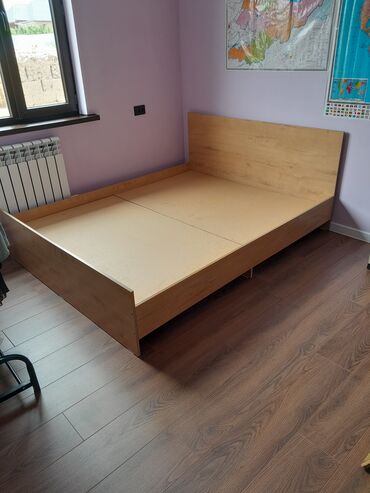 кровать токмок: Эки кишилик керебет, Колдонулган, Without a mattress, узуну - 200 см