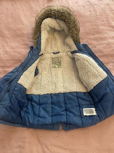 Üst geyimləri: Uşaq qış gödəkçəsi (mothercare-dən alınıb) 12-18 ay - Rəng: mavi - — 2
