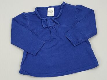 kurtki dla dziewczynek zara: Bluzka Zara, 6-9 m, wzrost - 74 cm., Bawełna, stan - Dobry