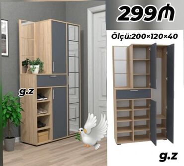 шкаф железный офисный: Yeni, Düz dolab, Dəhliz dolabı