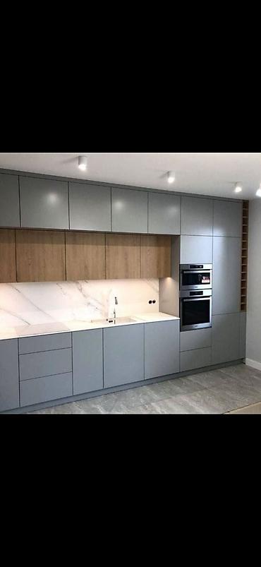 Кухонные гарнитуры: Кухонный гарнитур, цвет - Серый — 2