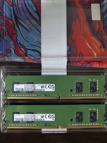 ddr3 для ноутбука: Оперативдик эс-тутум, Колдонулган, Samsung, 4 ГБ, DDR4, 3200 МГц, ПК үчүн