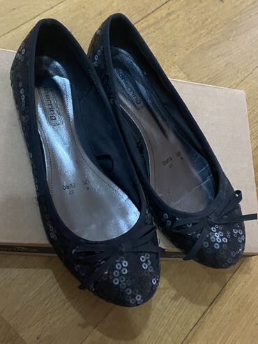 домашние женские тапочки балетки: Qara rəngli bəzəkli baletkalar - Brend: Dorothy Perkins (ayaqqabının