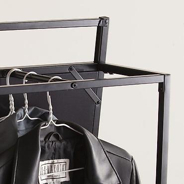 paltar asmaq ucun: Minimalist metal paltar asqısı – şaquli dizayn - Material: tam metal — 3