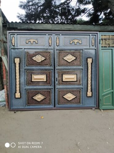 Həyət darvazaları: Yeni Dəmir Həyət darvazası, Yana açılan, 3 m, Mexaniki, Qapı ilə, Kredit var, Ödənişli quraşdırma, Ünvandan götürmə, Ödənişli çatdırılma, Rayonlara çatdırılma — 13