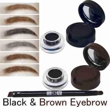 Šminka: Gel ajlajner i puder za obrve
Vodootporan 2in1
Cena 1900din — 4