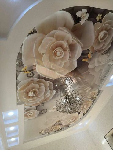 Натяжной потолок: Натяжной потолок Глянцевое, Матовое, 3D потолки Бесплатный замер, Гарантия, Монтаж at lalafo.kg — 4 Натяжной потолок: Натяжной потолок Глянцевое, Матовое, 3D потолки Бесплатный замер, Гарантия, Монтаж — 4