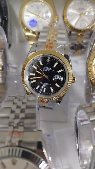 bakida saat: Rolex Oyster Perpetual Datejust üslubunda kişi qol saatları - Korpus — 1