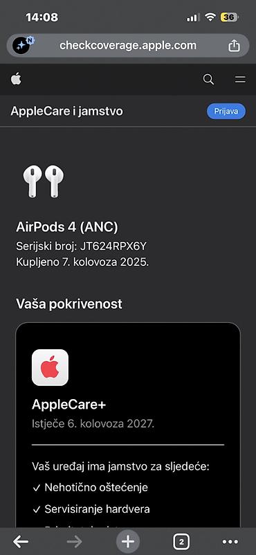 andrea bocelli cd: 1)Nove neotpakovane AirPods 4 slušalice 2)Originalno pakovanje 3)100% — 2