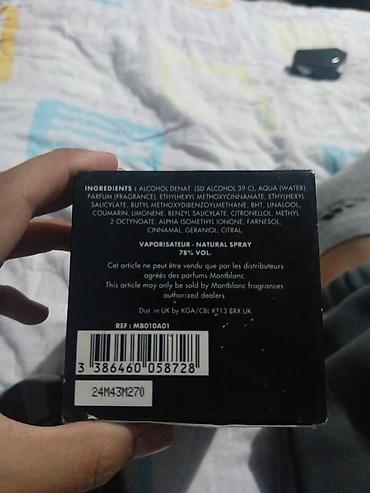 zenith z5: Montblanc – мужская туалетная вода (vaporisateur, natural spray) - — 3