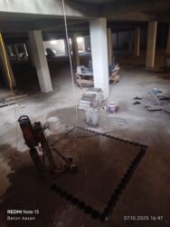 Beton işləri: #Betonkesme #betondeşmə Beton kubik kərpic - dən kəsim deşim — 9