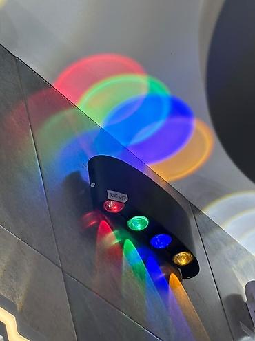 divar paneli: RGB divar tipli işıqlandırma armaturu - 4 ayrı LED mənbə: qırmızı — 1