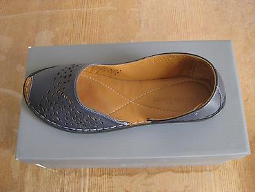 Босоножки, сандалии, шлепанцы: Продаются балетки Синий цвет 38 размер В очень хорошем состоянии — 9