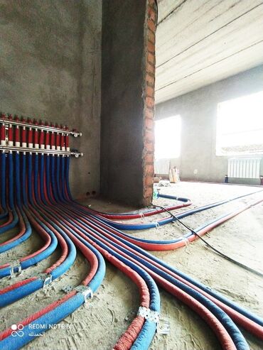 Тепловые завесы: Сантехника теплый пол Лучевой разводка система Техилмана — 4