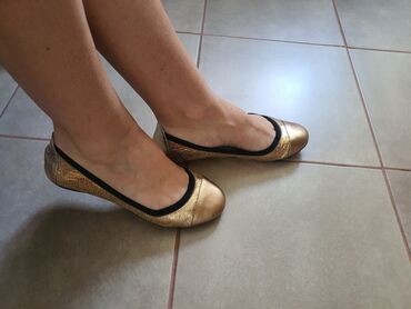 srebrna haljina kakve cipele: Baletanke, 38.5
