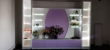 Зал үчүн гарнитуралар: Зал үчүн гарнитур, Колдонулган, ДСП, Өзү алып кетүү, түсү - Ак