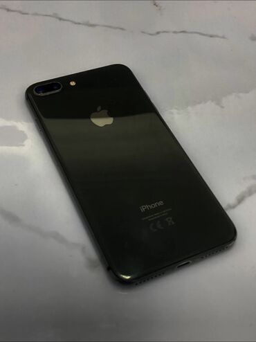 Apple iPhone: IPhone 8 Plus, Б/у, 64 ГБ, Черный, Зарядное устройство, Защитное стекло, Кабель, 75 %