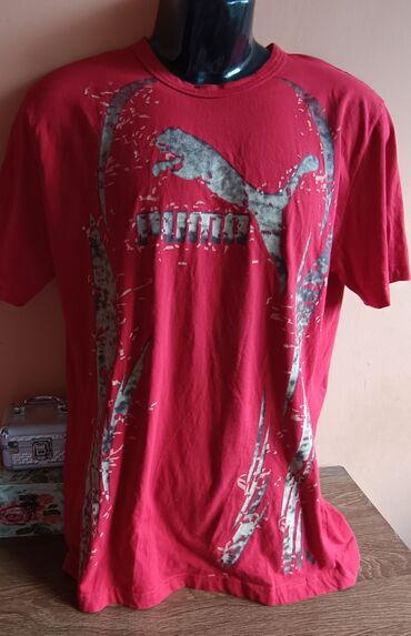 h and m majice: T-shirt XL (EU 42), color - Red