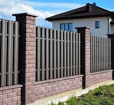 черные метал: Заборы жалюзи — 10
