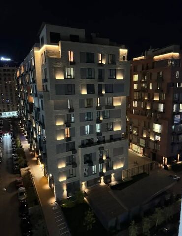 долгосрочная квартира пишпек: 1 бөлмө, 45 кв. м, Элитка, 9 кабат, Евроремонт