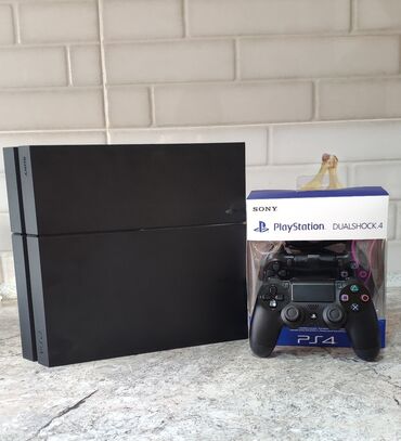 sony playstation 4 цена в бишкеке: PlayStation 4 Fat 1000 GB. Приставка последней третьей ревизии