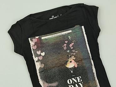bluzki czarne basic: T-shirt damski, rozmiar S — 1