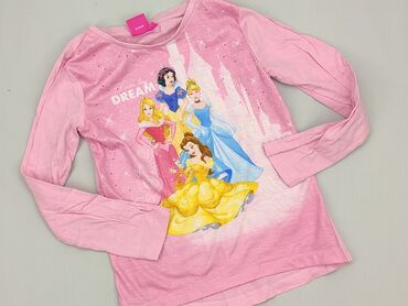 bershka bluzki z długim rękawem: Bluzka, Disney, 8 lat, 122-128 cm, stan - Bardzo dobry