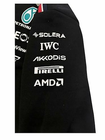 sweatshirt: Premium Mercedes-AMG Petronas Formula 1 komandasının qara rəngli — 5