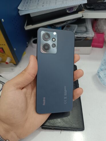 Xiaomi Redmi Note 12, 128 GB, rəng - Boz, 
 Düyməli, Barmaq izi, İki sim kartlı