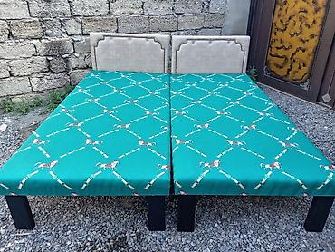 Çarpayılar: 1 nəfərlik çarpayılar 60 manat. 2 nəfərlik taxt 110 manat. Çatdırılma — 17