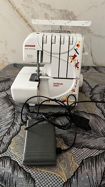 janome: Tikiş maşını Janome, İşlənmiş,Overlok, 6 saplı — 5