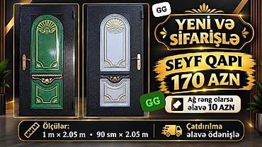 mona liza: Yeni və sifarişlə: seyf qapı - Model: dekorativ naxışlı metal seyf — 1