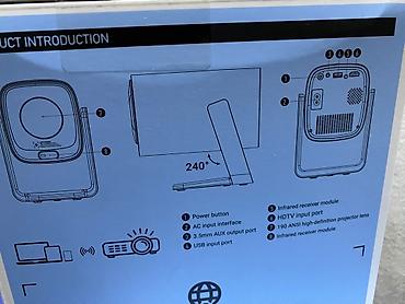 Проекторы: Проектор Hoco DT7 (Android version) — компактный HD MINI LCD — 4