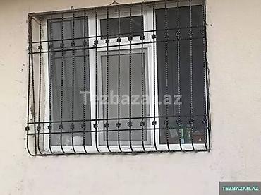 Barmaqlıqlar: Dəmir pəncərə barmaqlıqları - Material: qalın, bükmə profilli dəmir — 37