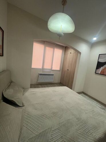 квартира в районе политеха: 1 бөлмө, 45 кв. м, 106-серия жакшыртылган, 8 кабат, Евроремонт