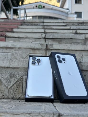 бу стиральные машины: IPhone 13 Pro Max, Колдонулган, 128 ГБ, Ак, Коргоочу айнек, Куту, 92 %