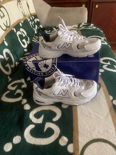 nb 550: Кроссовки, 37, New Balance, Б/у, цвет - Белый, Самовывоз — 1