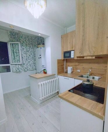 1 комнатная квартира в канте: 1 комната, 34 м², Индивидуалка, 8 этаж, Косметический ремонт